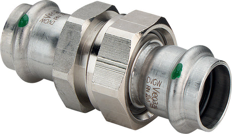 VIEGA Viega Verschraubung mit SC Sanpress Inox 2360 in 35mm Edelstahl   – 437 428
