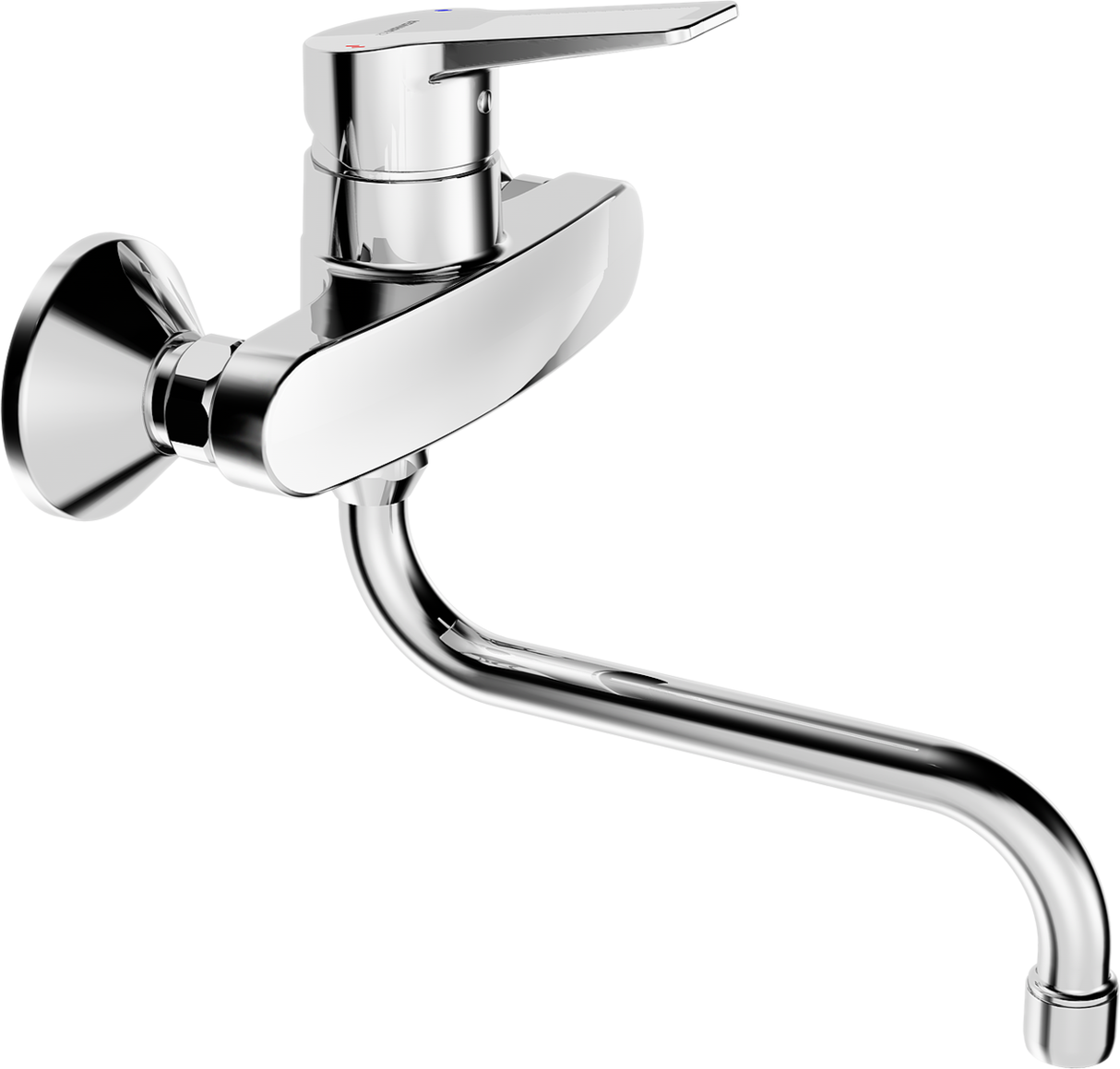 HANSA Hansa Twist Wand-Spültischmischer chrom   – 0969 2193