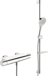 HANSA Hansa Brausebatterie mit Brausegarnitur HANSAOPTIMA 4813 chrom  – 4813 0331