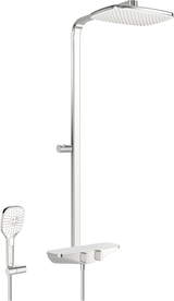 HANSA Hansa Brause-Therm.-Batt. f. Wandaufbau Hansaemotion 5865 0171 82 weiß/chrom   – 5865 0171 82