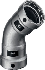 VIEGA Viega Bogen 45 Grad mit SC Megapress 4226 in 1 1/2 Zoll Stahl Zn-Ni besch.   – 694 616