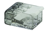 Alva Verbindungsdosenklemme 2-polig mit Hebeln 0,2... 4 mm², transparent - DOK2HE