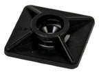 Alva Kabelbinder Klebesockel schwarz 19x19 mm fr max. Kabelbinder-Breite 3,6 mm - KBSOCK19X19SW
