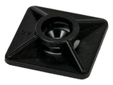 Alva Kabelbinder Klebesockel schwarz 27x27 mm für max. Kabelbinder-Breite 4,8 mm - KBSOCK27X27SW