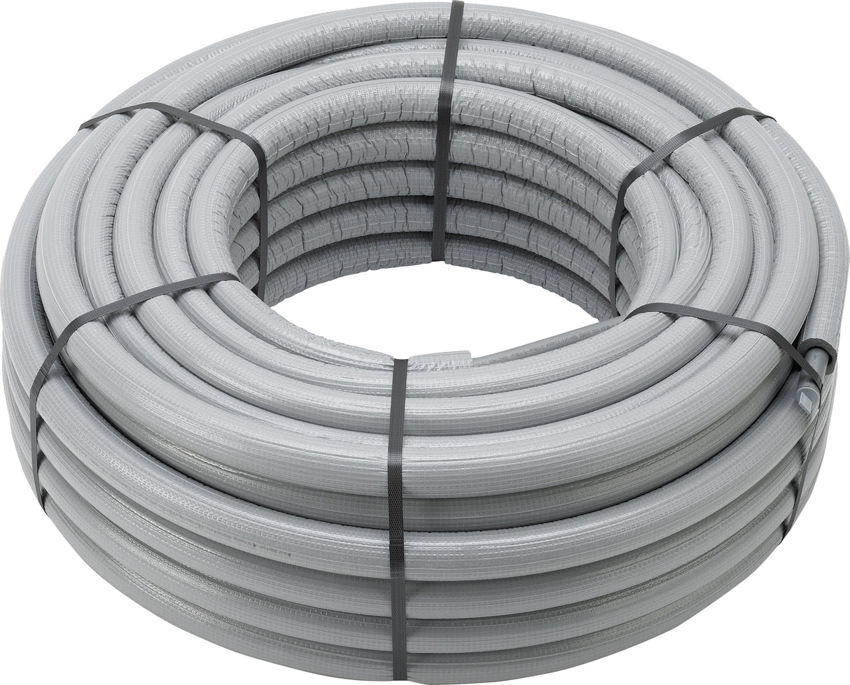VIEGA Viega Rohr Raxofix 5302.5 mit 9mm Dämmung in 20x2,8mm Kunststoff grau   – 645 816