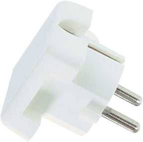 BACHMANN Schutzkontaktstecker Winkel / Fläche weiß flache Ausführung,montierbar  – 911.270