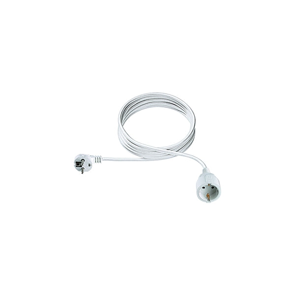 BACHMANN Verlängerung H05VV-F3G1,50mm² weiß 5,0m 3-polig  – 341.202S