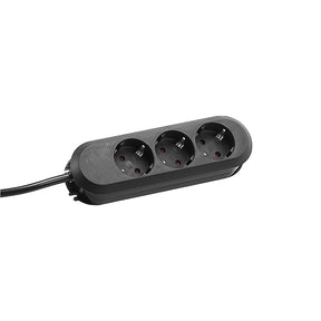 BACHMANN SMART Tischsteckdose 3-fach schwarz 1,5m Zuleitung  – 387.170