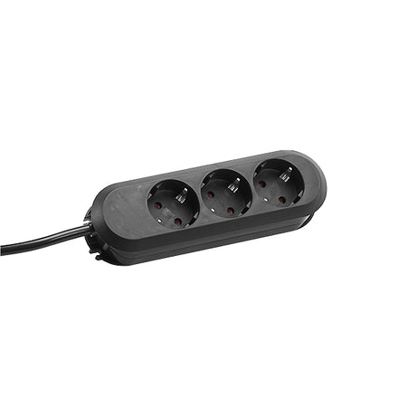 BACHMANN SMART Tischsteckdose 3-fach schwarz 1,5m Zuleitung  – 387.170