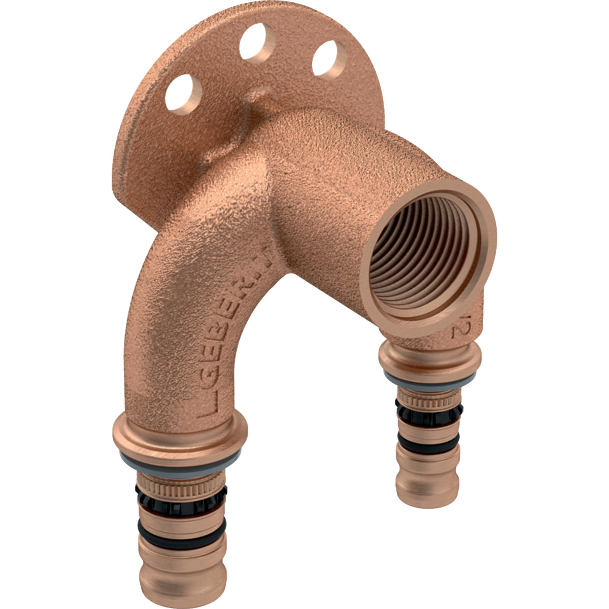 GEBERIT GE Mepla Doppelanschlusswinkel RG 90 Gr. d16mm x Rp1/2 x 16mm   – 601.273.00.5