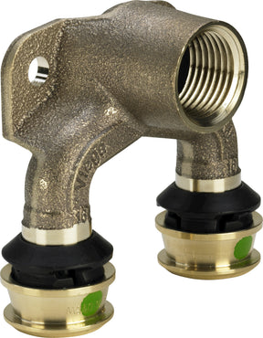 VIEGA Viega Doppelwinkel mit SC Raxofix 5325.7 in 16mm x Rp1/2 Siliziumbronze   – 645 946