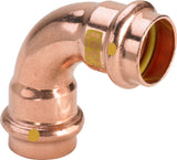 VIEGA Viega Bogen 90 Grad mit SC Profipress G 2616 für Gas in 18mm Kupfer   – 345 471