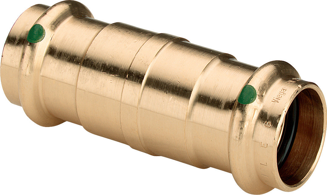 VIEGA Viega Schiebemuffe mit SC Sanpress 2215.5 in 35mm Siliziumbronze   – 124 335