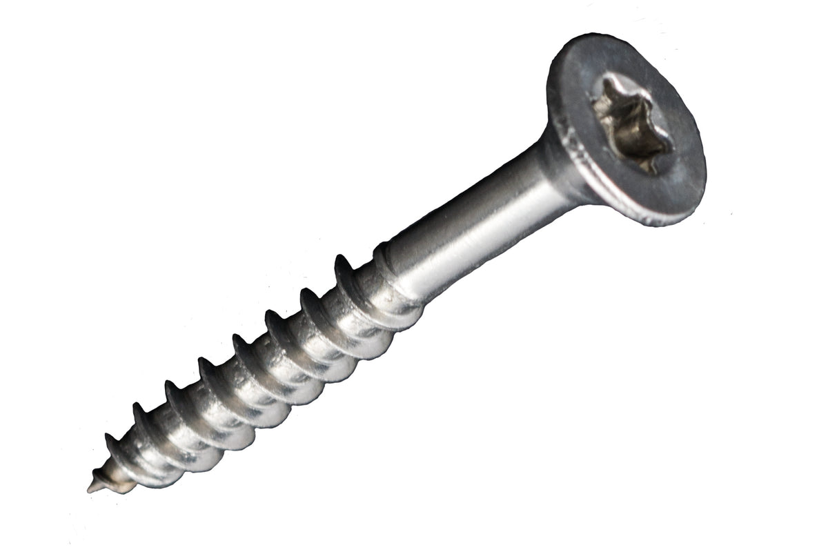 Alva Spanplattenschraube Senkkopf 5,0x60 mm mit Torx-Antrieb, Edelstahl A2 - SPS-SK5.0X60TX-A2