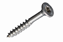 Alva Spanplattenschraube Senkkopf 5,0x60 mm mit Torx-Antrieb, Edelstahl A2 - SPS-SK5.0X60TX-A2