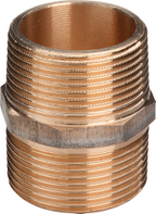 ALVA Doppelnippel 3280 in R3/8 Rotguss