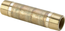 ALVA Langnippel 3530 in R1 1/2 x 80mm Rotguss
