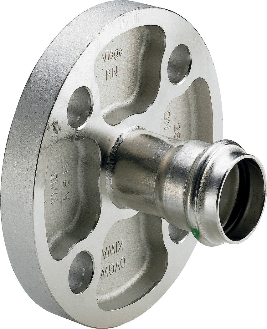 VIEGA Viega Flanschübergang Sanpress Inox 2359 in 54mm(DN50) Edelstahl   – 593 353