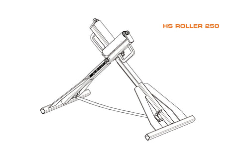 Alva HS Rollenbock 250 für Rohre bis d 250 mm 8" - ATHSROLLER250