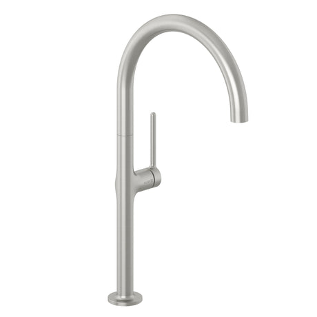 KLUDI KLUDI-REEF Spültisch-Einhandmischer seitl. Bedienung Stainless Br. Nickel  – 50803N575