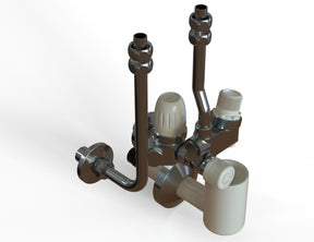 ALVA Nova Speicheranschlussgar. 1/2" m. 4 bar Druckmindervent., nickelfrei,Chrom - AQSPNOSAGDM