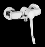 Alva Bela 1.0 Brausearmatur mit Klinikhebel, Chrom - AQARBEBTK.1