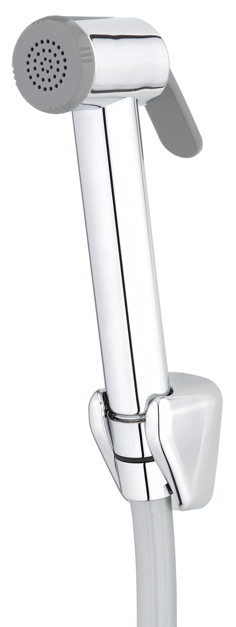 Alva Varia Bidetbrause mit Eckventil Wandhalter, Anschlussschl. 1/2", Chrom - AQARVABIDE1