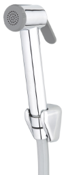 Alva Varia Bidetbrause mit Eckventil Wandhalter, Anschlussschl. 1/2", Chrom - AQARVABIDE1