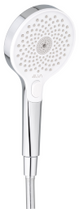 Alva Varia Handbrause 3-fach mit KTW- Zulassung, d 120mm, Drucktaste, Chrom - AQARVAHB3.10