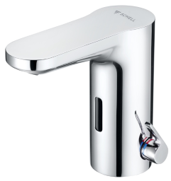 Alva Forta Waschtischarm. Chrom H:12,7cm berhrungslos, Mischw., Netzbetrieb - AQARFOWTMN4