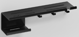 ALVA Viva Wandboard 40 cm Schwarz Matt