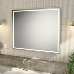 Alva Forta 2.0 Lichtspiegel 120x80cm Touchschalt., LED 22W, Rahmen Chrom geb. - AQBMFOLS15