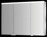 Alva Varia Aluminiumspiegelschrank 100x73,5x15,4cm, LED-Strips, verspiegelt - AQBMVASPS11