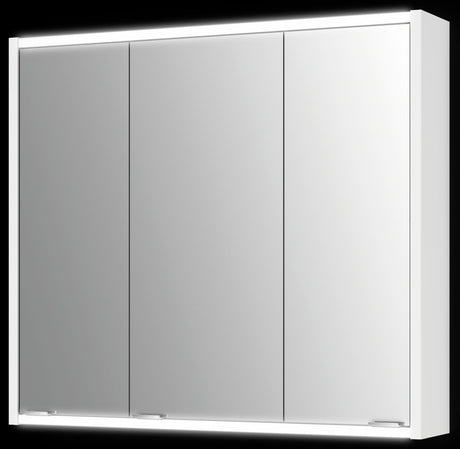 Alva Varia Spiegelschrank 80x71,4x15,2cm, LED-Lightstrip, Weiß - AQBMVASPS3.1