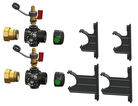ALVA Grundpaket Soleverteiler mit Gewindeende 6/4" - ALHSOLVGPV