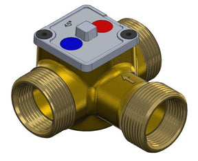 Alva Rücklaufumschaltven GFriWa +45C DN32 Thermoventil KVS 10 - ALRLUSV45