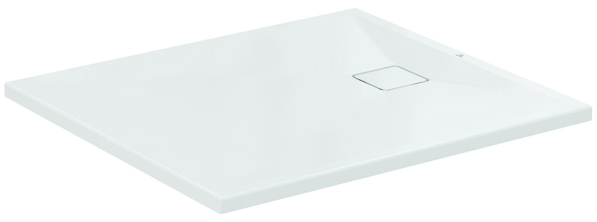Alva Bela 2.0 Mineralguss Brausetasse m. Acryl-Oberfläche, 100x90x3,5cm, Weiß Gl. - AQBTBEBT10.90.2
