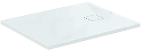 Alva Bela 2.0 Mineralguss Brausetasse m. Acryl-Oberfläche, 100x80x3,5cm, Weiß Gl. - AQBTBEBT10.80.2