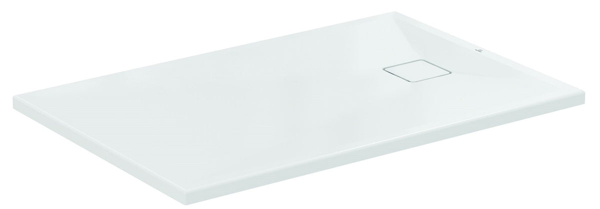 Alva Bela 2.0 Mineralguss Brausetasse m. Acryl-Oberfläche, 120x80x3,5cm, Weiß Gl. - AQBTBEBT12.80.2