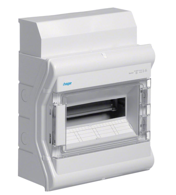 HAGER Kleinvert., vector, APV, IP65, 12PLE  – VE112DN