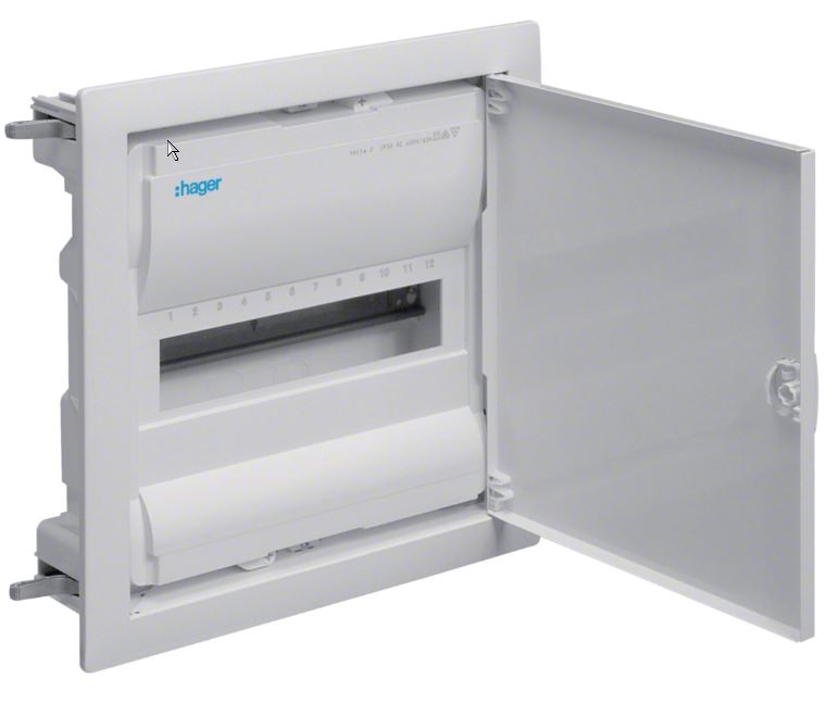 HAGER Kleinv.,Volta,HWV,1x12PLE,IP30  – VH12AT