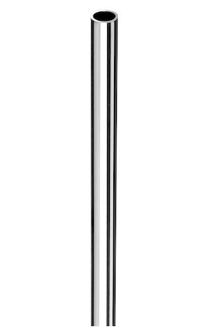 Alva Kupferrohr Ø 10 mm, Beiderseits glatt, 300 mm, chrom - ACCU10-30