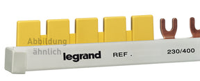 LEGRAND Endkappe für Stift- und Gabelkammschiene 3-polig, für Kammschienen   – 607026