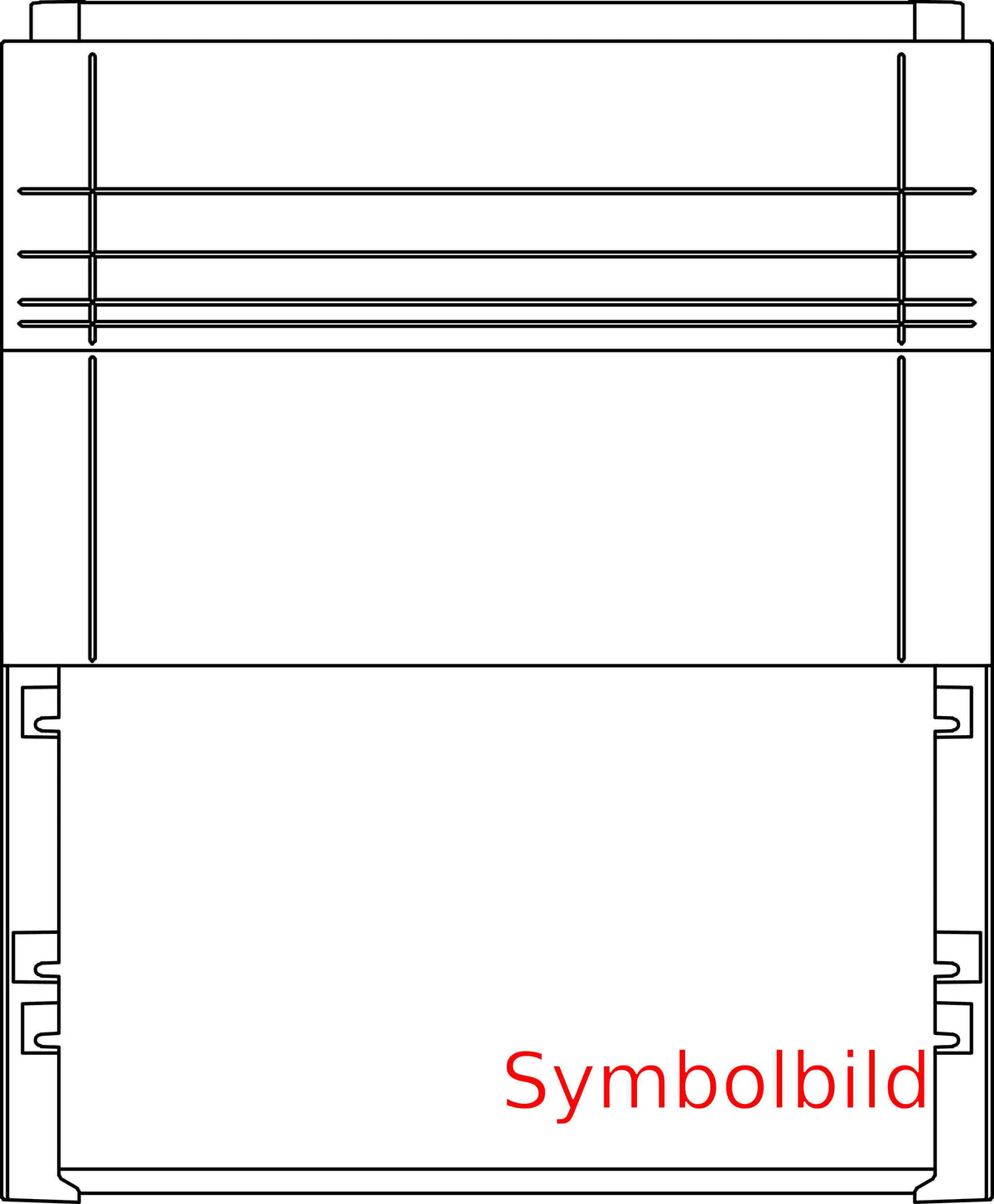 ELSTA Eingrabsockel Sockel S5 X1 950/320 AS/ST /SC RAL 7032  – SX510