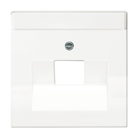 BUSCH-JAEGER Zentralscheibe 1-fach für RJ45 Dosen div. Flächenprogramme, studioweiß   – 2CKA001710A3165