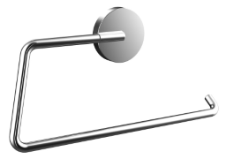 Alva Forta Handtuchring rechts offen, Chrom - AQASFOHR