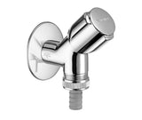 Alva Geräteschrägsitzventil COMFORT, RFV, DN 15 G 1/2 AG, Schlauchverschraubung Ø 14,5 mm (DN 20 G 3/4 AG), chrom - ACGASV1/2