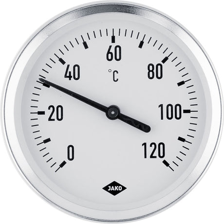 JAKO Anliege-Thermometer Fig.2612  80 mm Dm. 0-120 Grad C   – 2611090000