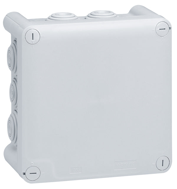 LEGRAND FR Verbindungsdose IP55, 130x130x74mm Membrane, Schnellverschlussdeckel   – 092032