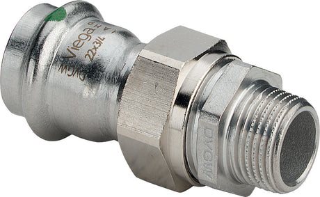 VIEGA Viega Verschraubung mit SC Sanpress Inox 2365 in 54mm x R2 Edelstahl   – 438 364